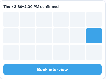 Interviews arranged for you